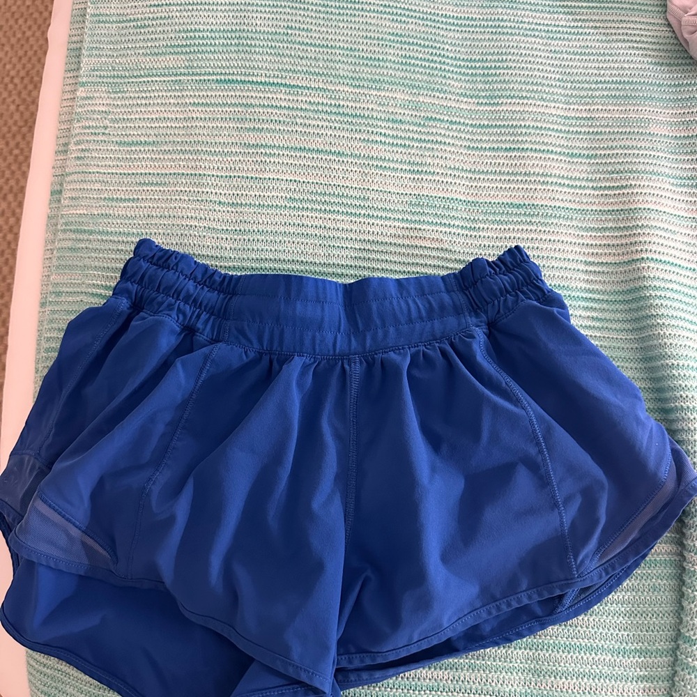 lululemon athletica Blue Athletic Shorts size 6